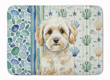 Load image into Gallery viewer, Maltipoo Coastal Sea Glass Memory Foam Kitchen Mat