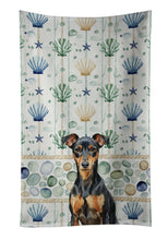 Load image into Gallery viewer, Manchester Terrier Coastal Sea Glass Kitchen Towel