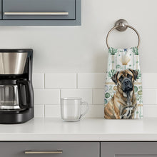 Load image into Gallery viewer, Brindle Mastiff Coastal Sea Glass Kitchen Towel