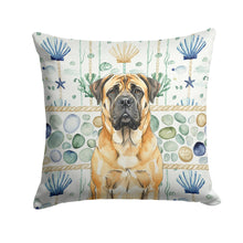 Load image into Gallery viewer, Fawn Mastiff Coastal Sea Glass Throw Pillow