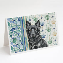 Load image into Gallery viewer, Mudi Coastal Sea Glass Greeting Cards Pack of 8