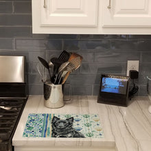 Load image into Gallery viewer, Mudi Coastal Sea Glass Glass Cutting Board