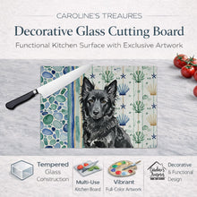 Load image into Gallery viewer, Mudi Coastal Sea Glass Glass Cutting Board