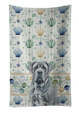 Load image into Gallery viewer, Blue Neapolitan Mastiff Coastal Sea Glass Kitchen Towel