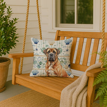 Load image into Gallery viewer, Neapolitan Mastiff Coastal Sea Glass Throw Pillow