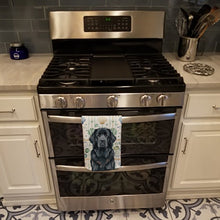 Load image into Gallery viewer, Black Newfoundland Coastal Sea Glass Kitchen Towel