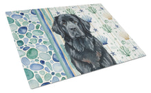 Load image into Gallery viewer, Black Newfoundland Coastal Sea Glass Glass Cutting Board