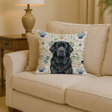 Load image into Gallery viewer, Black Newfoundland Coastal Sea Glass Throw Pillow