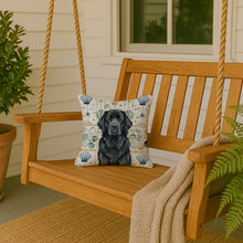 Load image into Gallery viewer, Black Newfoundland Coastal Sea Glass Throw Pillow