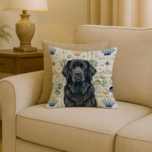 Load image into Gallery viewer, Black Newfoundland Coastal Sea Glass Throw Pillow