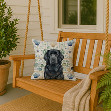 Load image into Gallery viewer, Black Newfoundland Coastal Sea Glass Throw Pillow