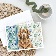 Load image into Gallery viewer, Brown Newfoundland Coastal Sea Glass Greeting Cards Pack of 8