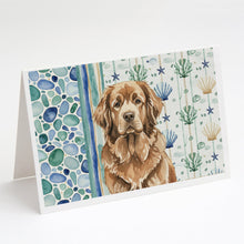 Load image into Gallery viewer, Brown Newfoundland Coastal Sea Glass Greeting Cards Pack of 8