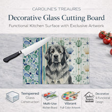 Load image into Gallery viewer, Gray Newfoundland Coastal Sea Glass Glass Cutting Board