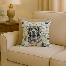 Load image into Gallery viewer, Gray Newfoundland Coastal Sea Glass Throw Pillow
