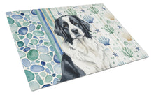 Load image into Gallery viewer, Landseer Newfoundland Coastal Sea Glass Glass Cutting Board
