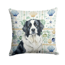 Load image into Gallery viewer, Landseer Newfoundland Coastal Sea Glass Throw Pillow