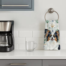 Load image into Gallery viewer, Tricolor Papillon Coastal Sea Glass Kitchen Towel