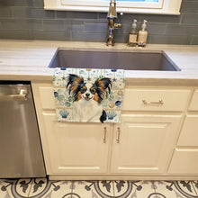 Load image into Gallery viewer, Tricolor Papillon Coastal Sea Glass Kitchen Towel