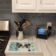 Load image into Gallery viewer, Tricolor Papillon Coastal Sea Glass Glass Cutting Board