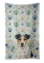 Load image into Gallery viewer, Parson Russell Terrier Coastal Sea Glass Kitchen Towel