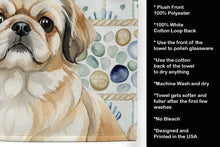 Load image into Gallery viewer, Fawn Pekingese Coastal Sea Glass Kitchen Towel