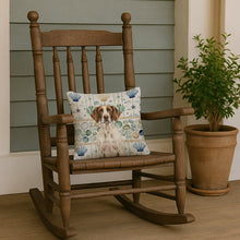 Load image into Gallery viewer, Liver and White Pointer Coastal Sea Glass Throw Pillow