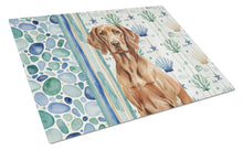 Load image into Gallery viewer, Liver Pointer Coastal Sea Glass Glass Cutting Board