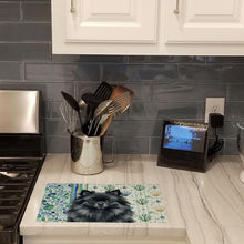 Load image into Gallery viewer, Black Pomeranian Coastal Sea Glass Glass Cutting Board