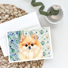Load image into Gallery viewer, Pomeranian Coastal Sea Glass Greeting Cards Pack of 8