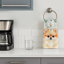 Load image into Gallery viewer, Pomeranian Coastal Sea Glass Kitchen Towel