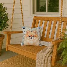 Load image into Gallery viewer, Pomeranian Coastal Sea Glass Throw Pillow