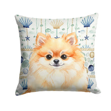 Load image into Gallery viewer, Pomeranian Coastal Sea Glass Throw Pillow