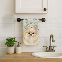 Load image into Gallery viewer, Cream Pomeranian Coastal Sea Glass Kitchen Towel