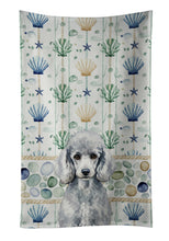 Load image into Gallery viewer, Standard Silver Poodle Coastal Sea Glass Kitchen Towel