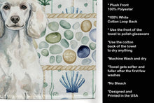Load image into Gallery viewer, Standard White Poodle Coastal Sea Glass Kitchen Towel