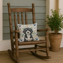 Load image into Gallery viewer, Portuguese Water Dog Coastal Sea Glass Throw Pillow