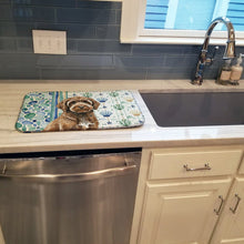 Load image into Gallery viewer, Brown Portuguese Water Dog Coastal Sea Glass Dish Drying Mat