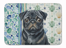 Load image into Gallery viewer, Black Pug Coastal Sea Glass Memory Foam Kitchen Mat
