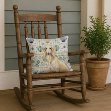 Load image into Gallery viewer, Cream Saluki Coastal Sea Glass Throw Pillow