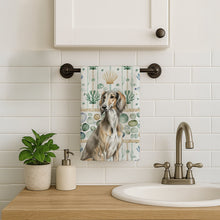 Load image into Gallery viewer, Grizzle Saluki Coastal Sea Glass Kitchen Towel