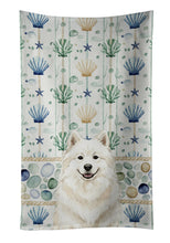 Load image into Gallery viewer, Cream Samoyed Coastal Sea Glass Kitchen Towel