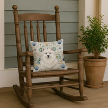 Load image into Gallery viewer, White Samoyed Coastal Sea Glass Throw Pillow