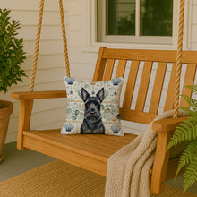 Load image into Gallery viewer, Scottish Terrier Coastal Sea Glass Throw Pillow