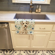 Load image into Gallery viewer, Sealyham Terrier Coastal Sea Glass Kitchen Towel