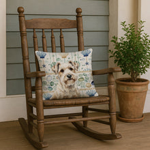 Load image into Gallery viewer, Sealyham Terrier Coastal Sea Glass Throw Pillow