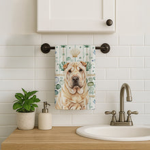 Load image into Gallery viewer, Shar Pei Coastal Sea Glass Kitchen Towel
