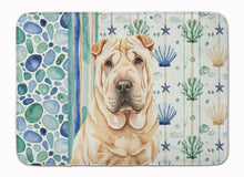 Load image into Gallery viewer, Shar Pei Coastal Sea Glass Memory Foam Kitchen Mat