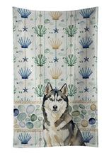 Load image into Gallery viewer, Agouti Siberian Husky Coastal Sea Glass Kitchen Towel