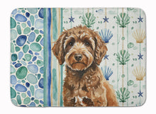 Load image into Gallery viewer, Spanish Water Dog Coastal Sea Glass Memory Foam Kitchen Mat